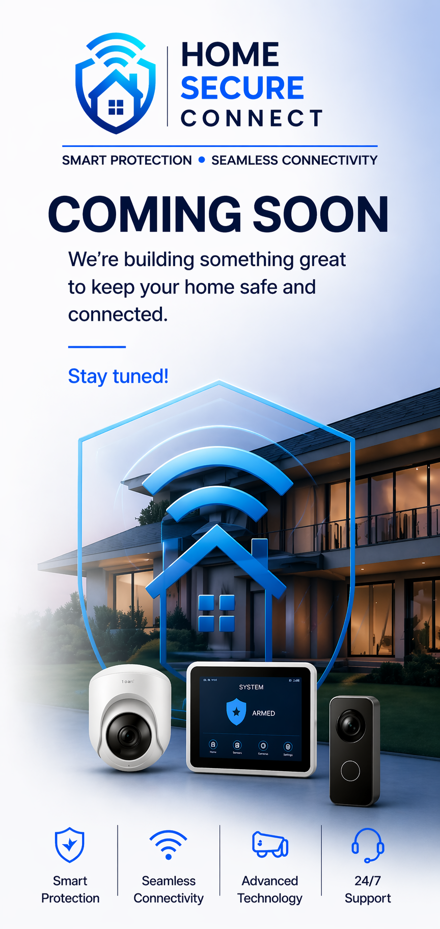 Home Secure Connect Coming Soon Mobile