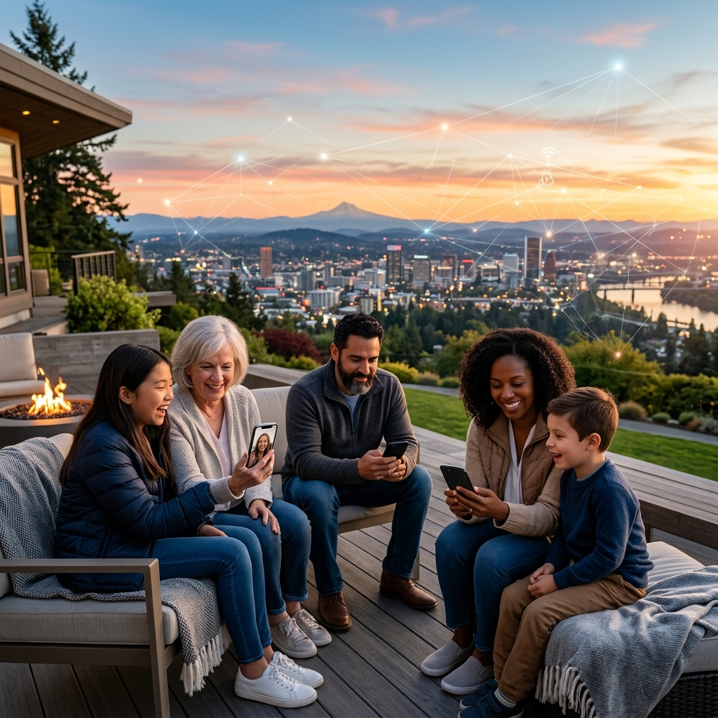 Family using wireless plans