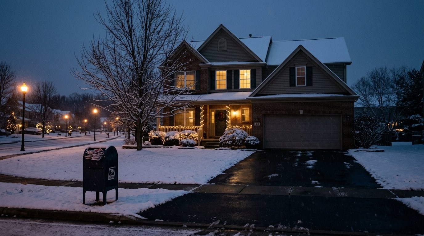 Home showing visible signs of being unoccupied