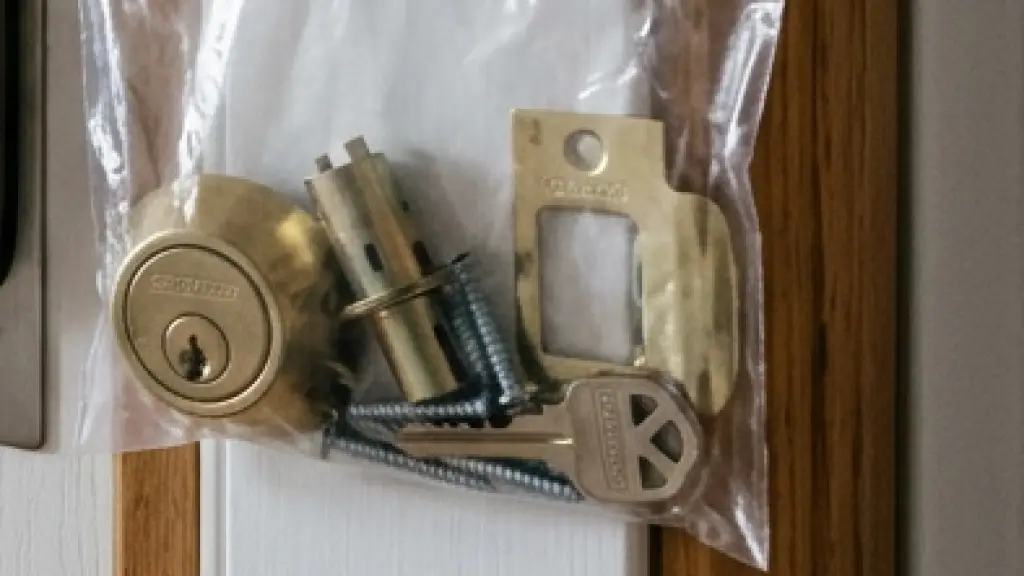 An ANSI/BHMA security grade rating on a lock