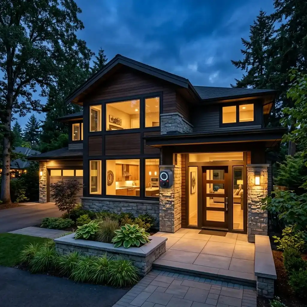 Wireless home security system installation