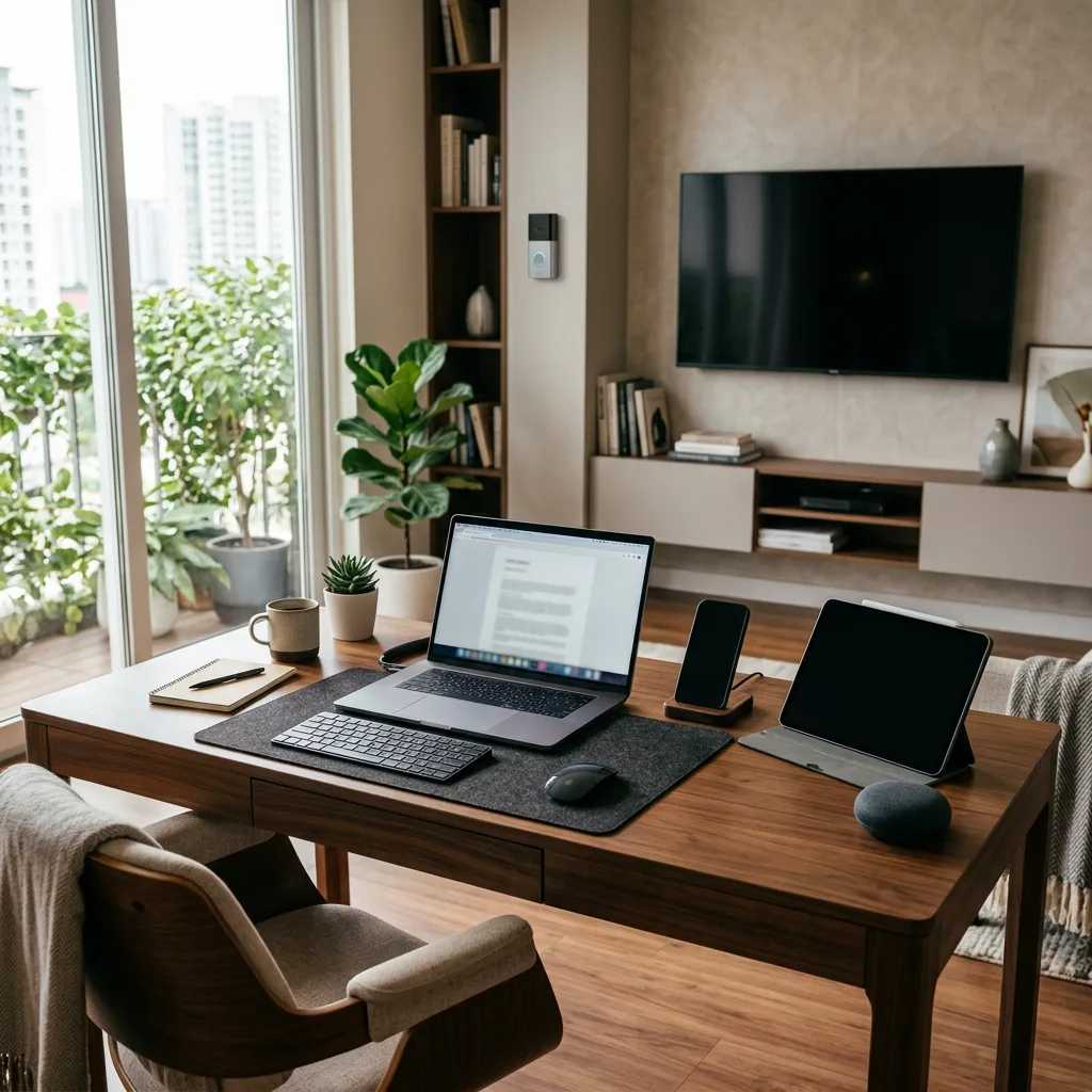 Multiple connected devices in a modern home